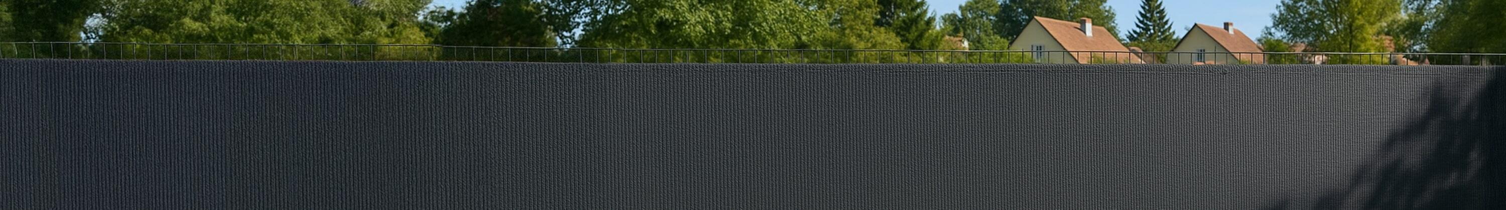 brise vue en toile noire occultation 100%